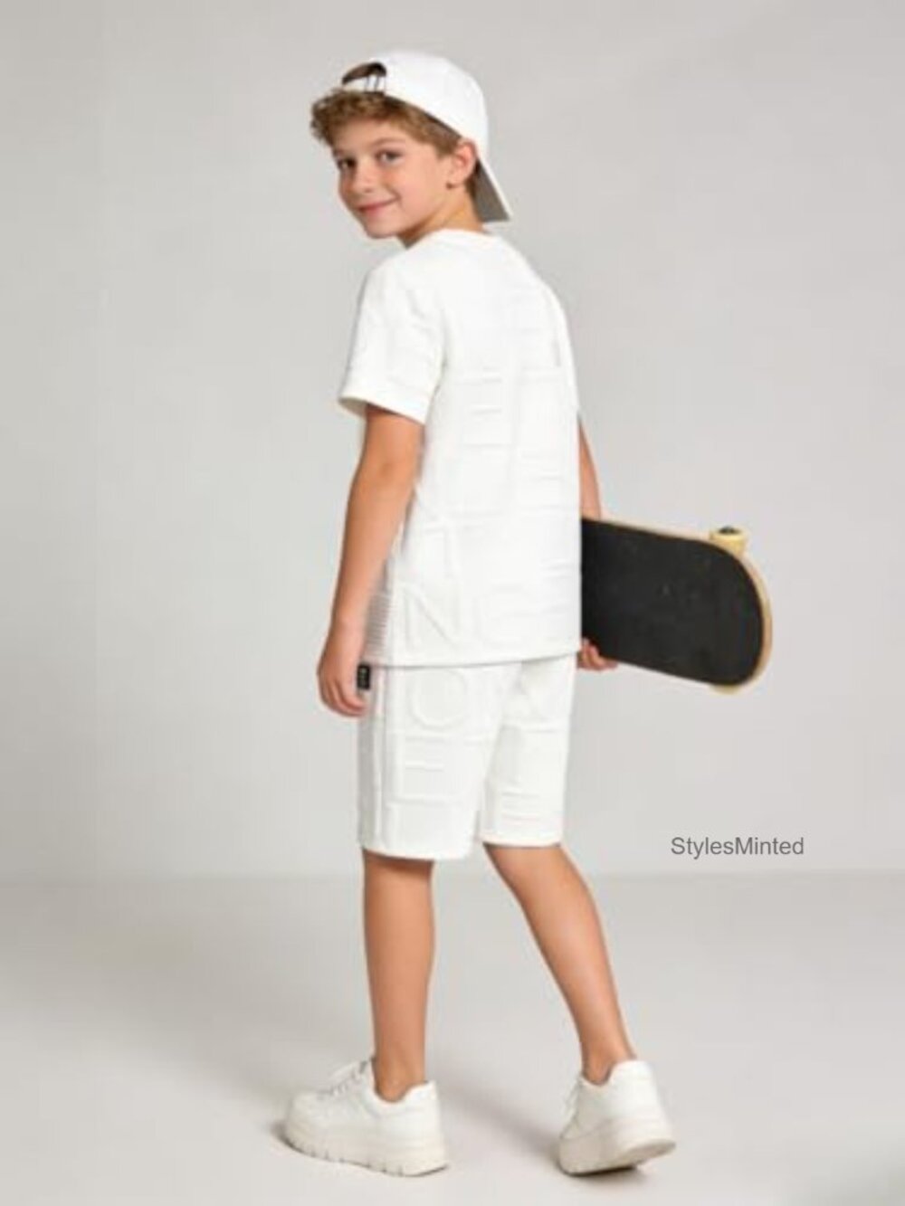 2-Piece Boys Summer Outfit Set T-Shirt + Shorts 8-13 Years Casual Playwear - Picture 7 of 7